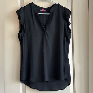 Women’s Black Sheer Blouse Size S